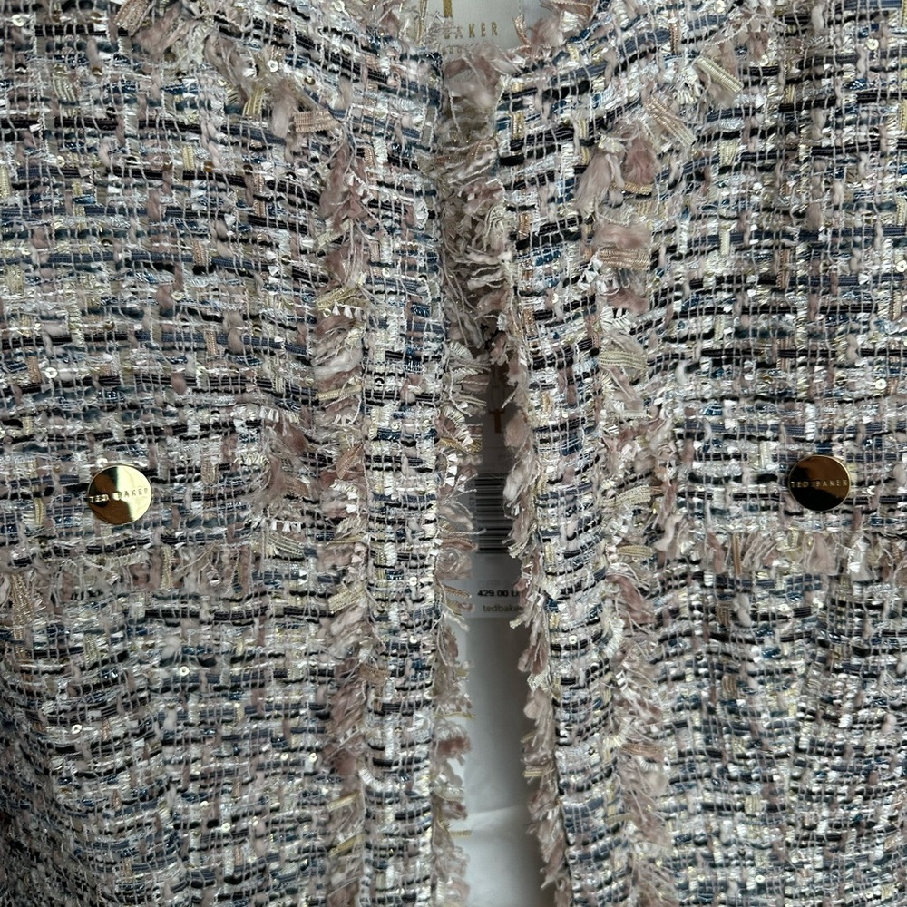 Ted Baker tweed blazer - NWT - Size 1 - Picture 3 of 5